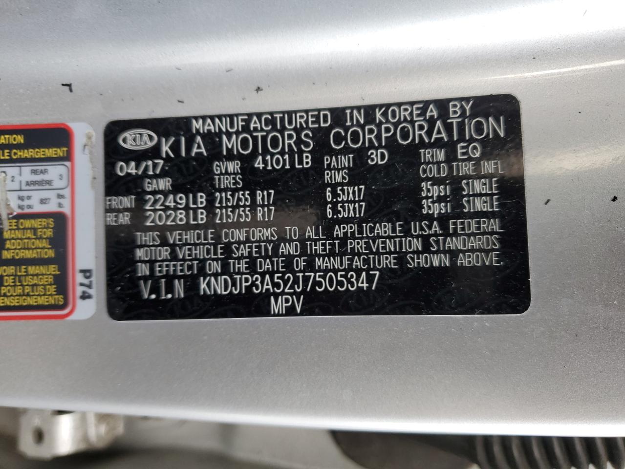 Photo 11 VIN: KNDJP3A52J7505347 - KIA SOUL 