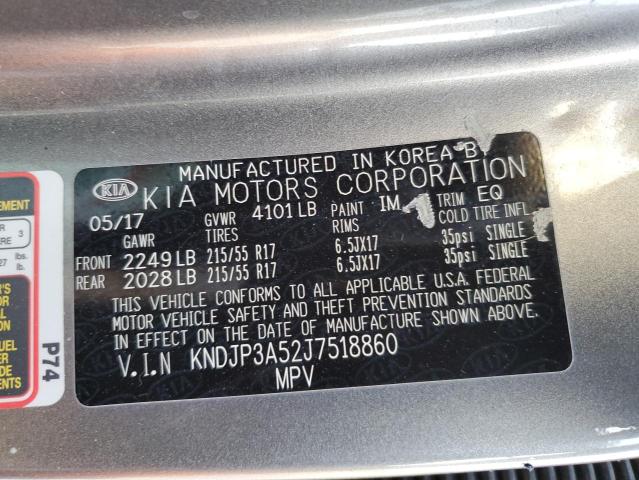 Photo 9 VIN: KNDJP3A52J7518860 - KIA SOUL + 