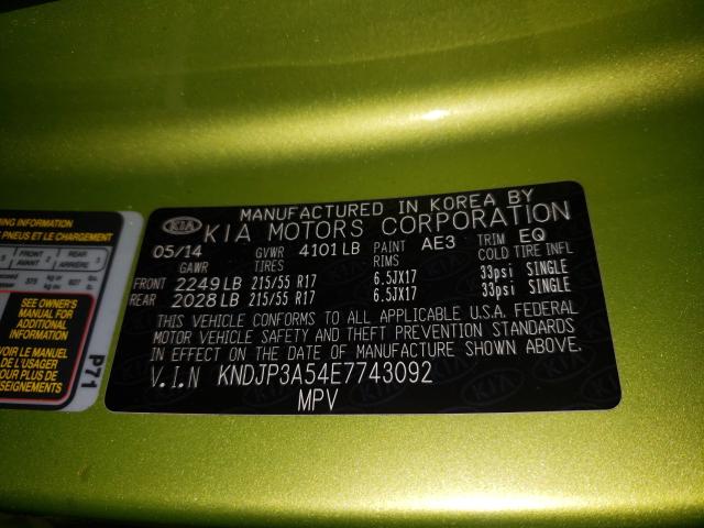 Photo 9 VIN: KNDJP3A54E7743092 - KIA SOUL + 