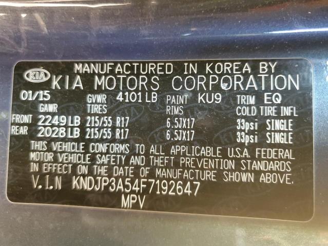 Photo 12 VIN: KNDJP3A54F7192647 - KIA SOUL + 