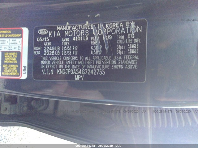 Photo 8 VIN: KNDJP3A54G7242755 - KIA SOUL 