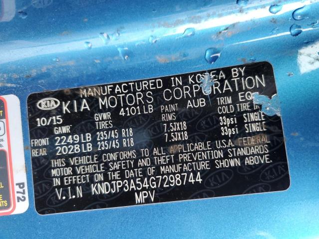 Photo 11 VIN: KNDJP3A54G7298744 - KIA SOUL 