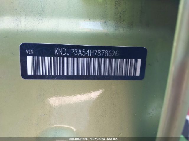 Photo 8 VIN: KNDJP3A54H7878626 - KIA SOUL 