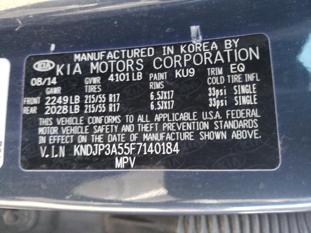 Photo 9 VIN: KNDJP3A55F7140184 - KIA SOUL + 