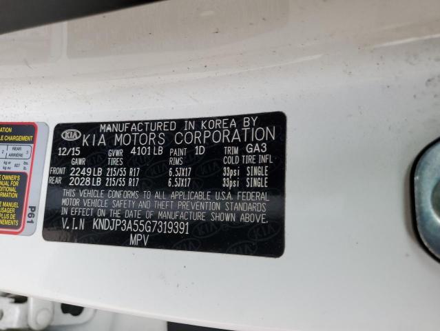 Photo 12 VIN: KNDJP3A55G7319391 - KIA SOUL + 