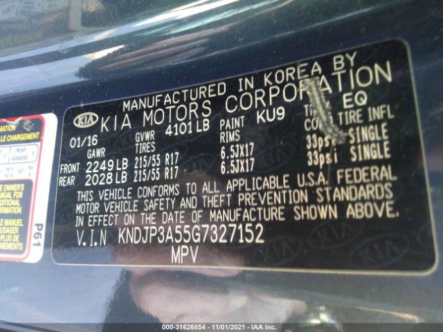 Photo 8 VIN: KNDJP3A55G7327152 - KIA SOUL 