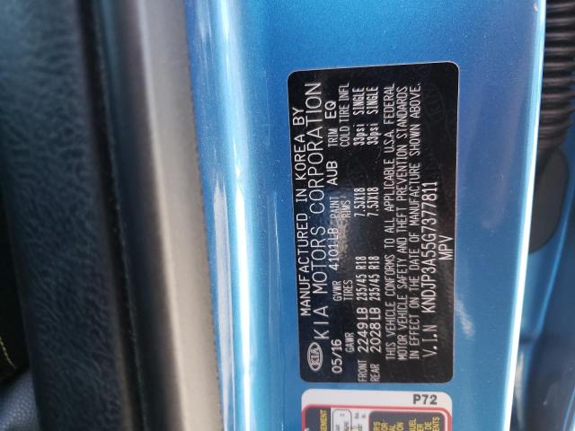 Photo 11 VIN: KNDJP3A55G7377811 - KIA SOUL 