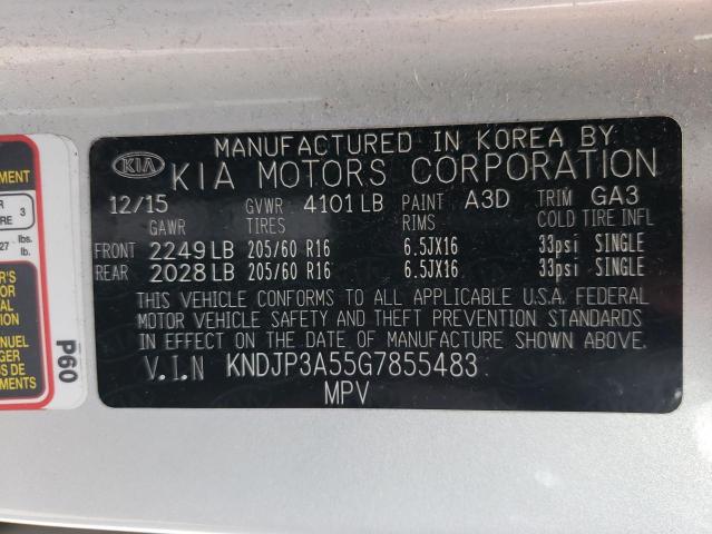 Photo 12 VIN: KNDJP3A55G7855483 - KIA SOUL + 