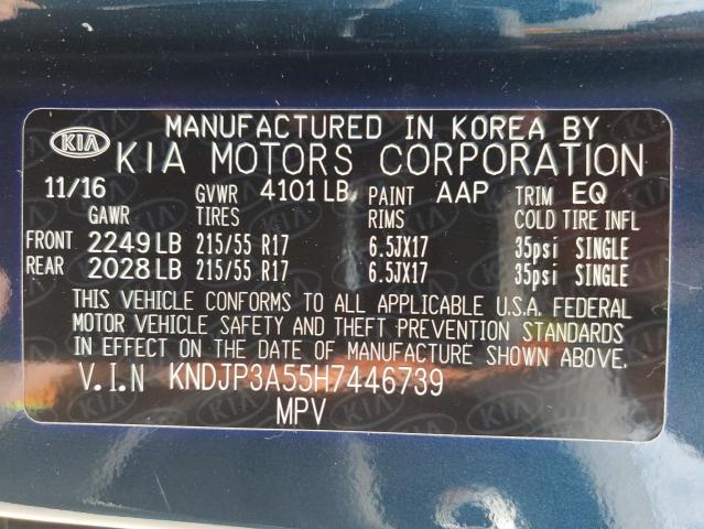 Photo 11 VIN: KNDJP3A55H7446739 - KIA SOUL + 