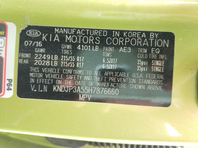 Photo 9 VIN: KNDJP3A55H7876660 - KIA SOUL + 