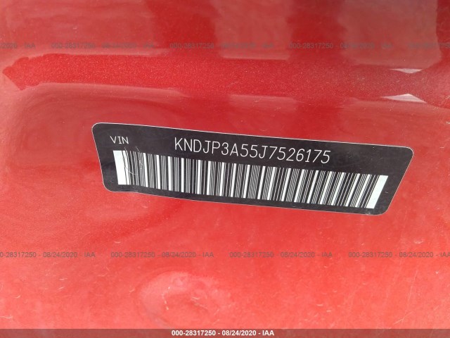 Photo 8 VIN: KNDJP3A55J7526175 - KIA SOUL 