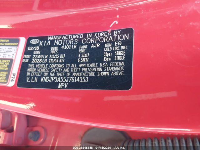 Photo 8 VIN: KNDJP3A55J7614353 - KIA SOUL 