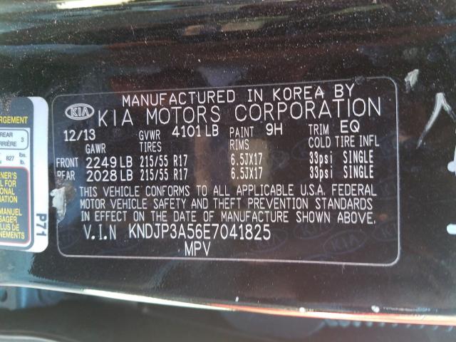 Photo 9 VIN: KNDJP3A56E7041825 - KIA SOUL + 