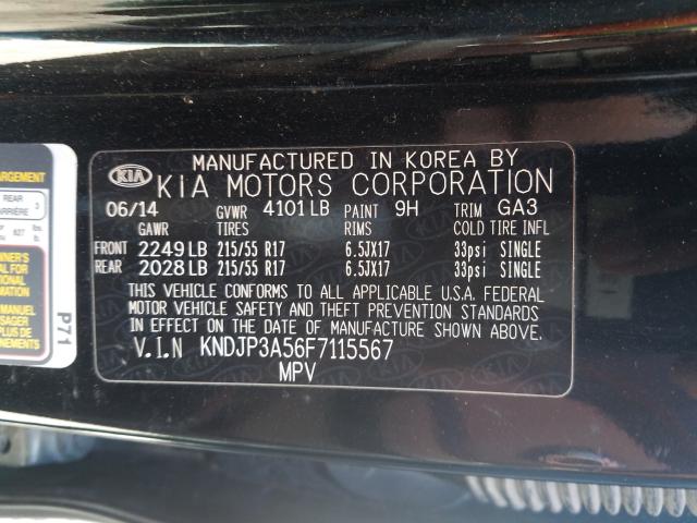 Photo 9 VIN: KNDJP3A56F7115567 - KIA SOUL + 