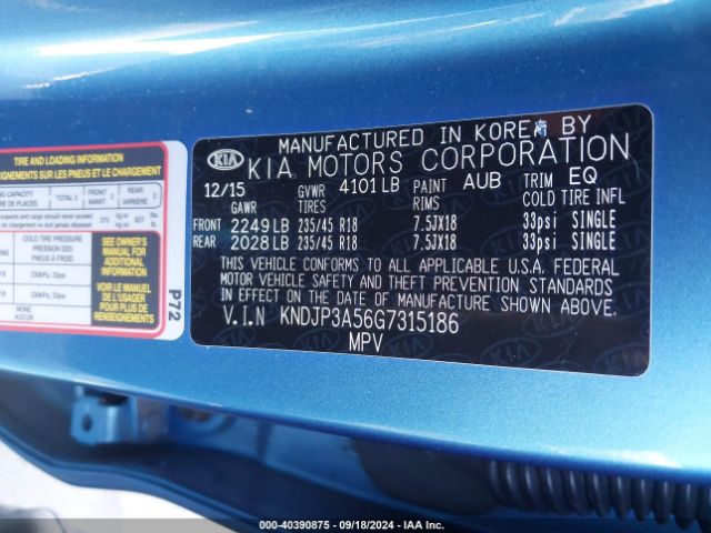 Photo 8 VIN: KNDJP3A56G7315186 - KIA SOUL 