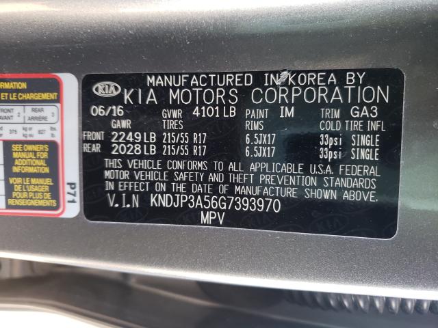 Photo 9 VIN: KNDJP3A56G7393970 - KIA SOUL PLUS 