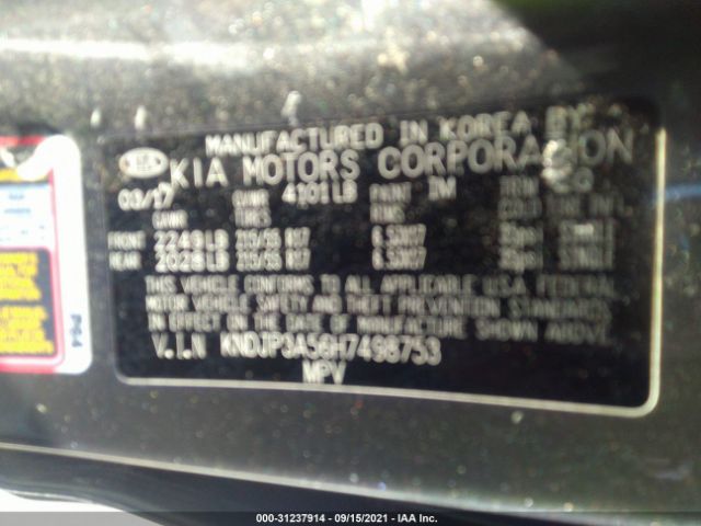 Photo 8 VIN: KNDJP3A56H7498753 - KIA SOUL 