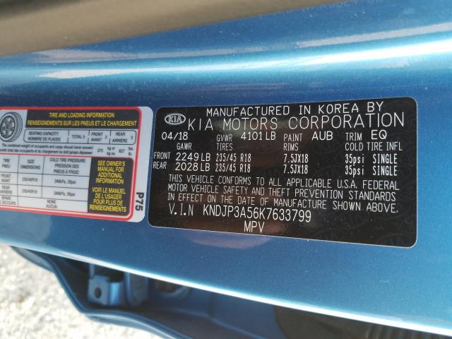 Photo 9 VIN: KNDJP3A56K7633799 - KIA SOUL + 