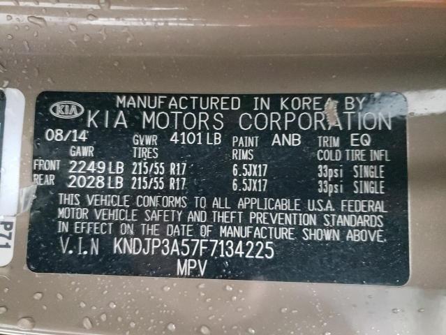 Photo 12 VIN: KNDJP3A57F7134225 - KIA SOUL 