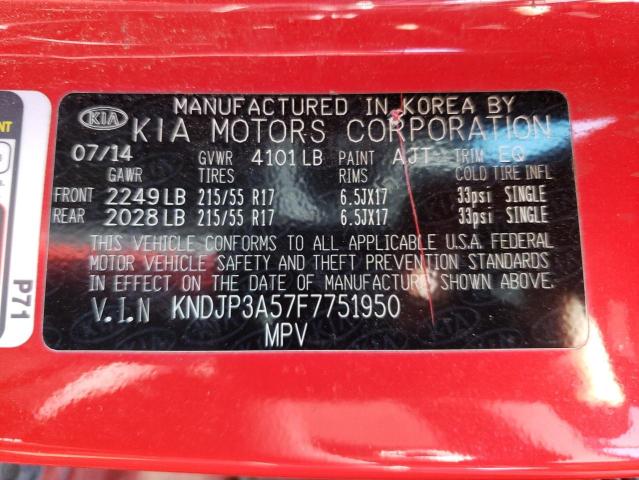 Photo 9 VIN: KNDJP3A57F7751950 - KIA SOUL + 