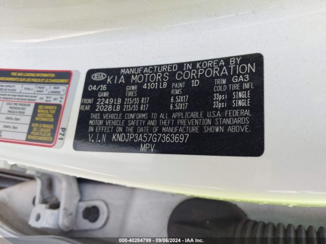 Photo 8 VIN: KNDJP3A57G7363697 - KIA SOUL 