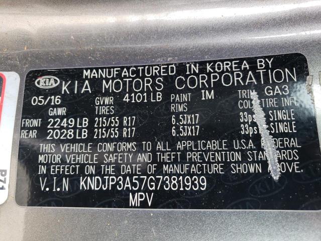 Photo 11 VIN: KNDJP3A57G7381939 - KIA SOUL + 