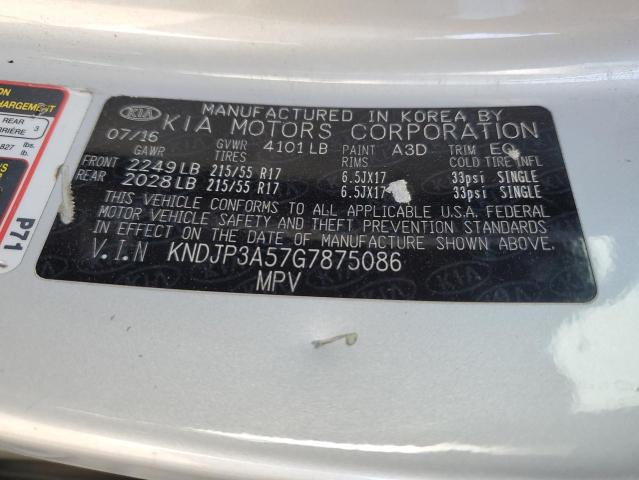 Photo 11 VIN: KNDJP3A57G7875086 - KIA SOUL 