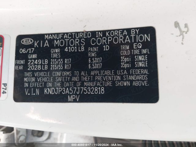 Photo 8 VIN: KNDJP3A57J7532818 - KIA SOUL 