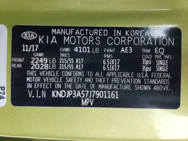 Photo 9 VIN: KNDJP3A57J7901161 - KIA SOUL + 