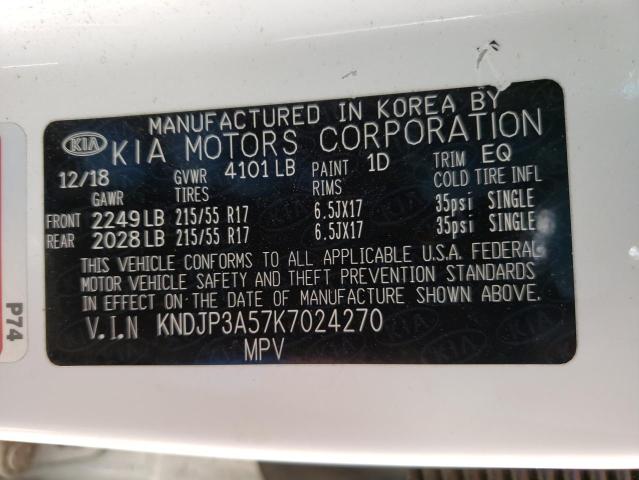 Photo 11 VIN: KNDJP3A57K7024270 - KIA SOUL + 