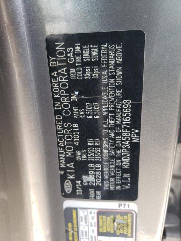 Photo 11 VIN: KNDJP3A58F7165693 - KIA SOUL 