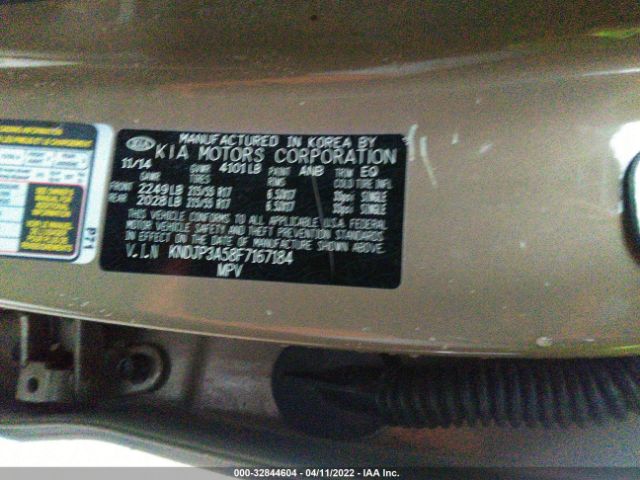 Photo 8 VIN: KNDJP3A58F7167184 - KIA SOUL 