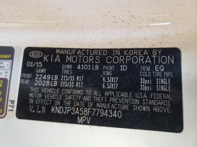 Photo 9 VIN: KNDJP3A58F7794340 - KIA SOUL + 