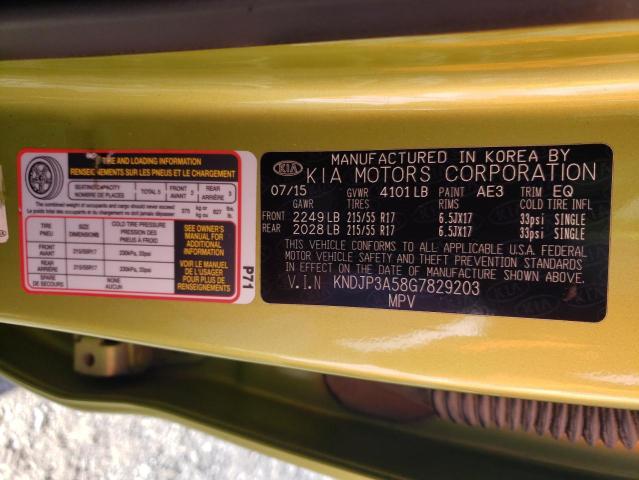 Photo 11 VIN: KNDJP3A58G7829203 - KIA SOUL 