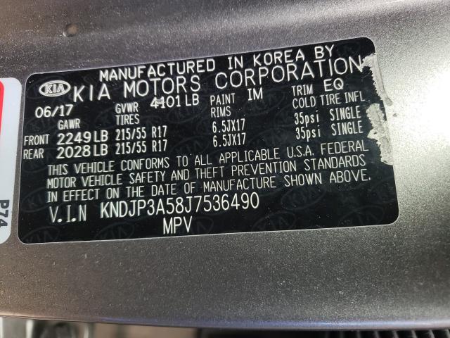 Photo 9 VIN: KNDJP3A58J7536490 - KIA SOUL + 