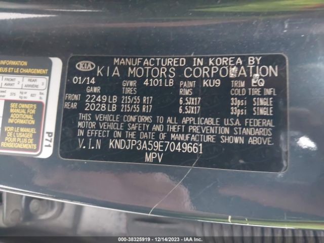 Photo 8 VIN: KNDJP3A59E7049661 - KIA SOUL 