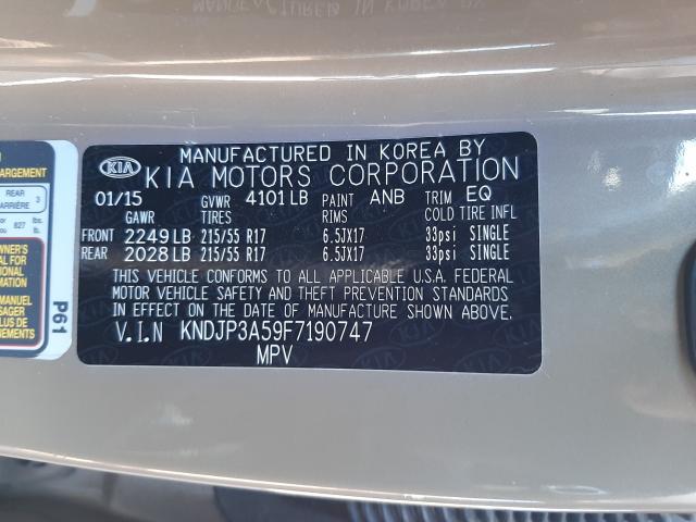 Photo 9 VIN: KNDJP3A59F7190747 - KIA SOUL + 