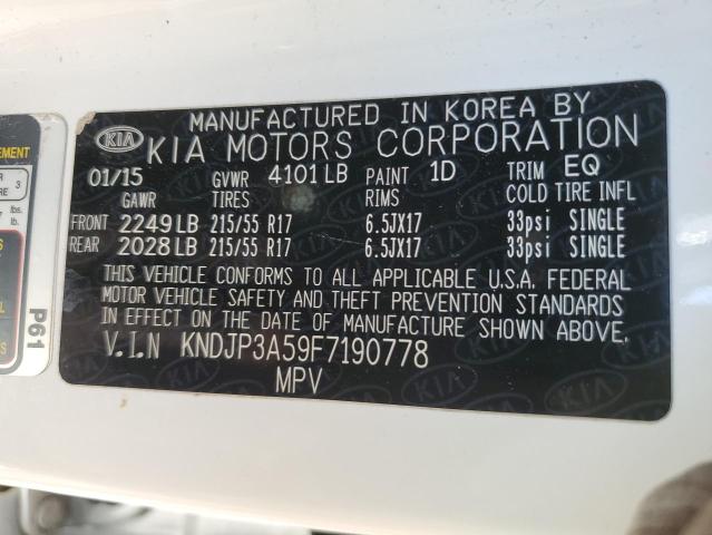 Photo 11 VIN: KNDJP3A59F7190778 - KIA SOUL + 