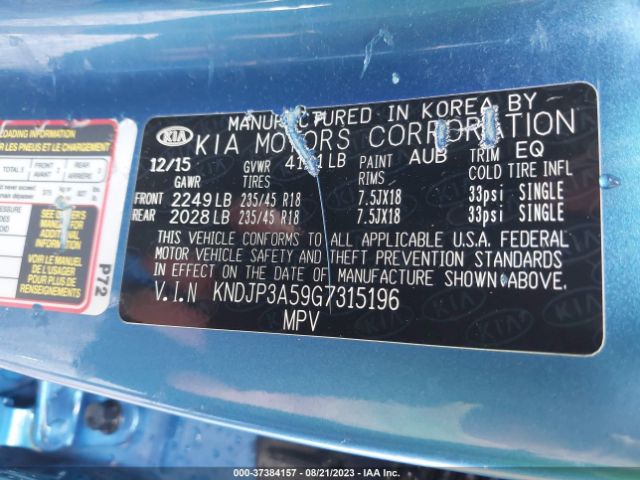 Photo 8 VIN: KNDJP3A59G7315196 - KIA SOUL 