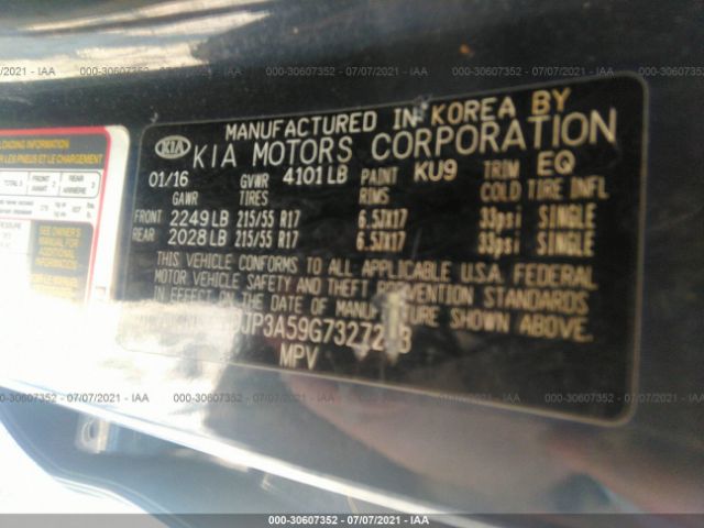 Photo 8 VIN: KNDJP3A59G7327283 - KIA SOUL 