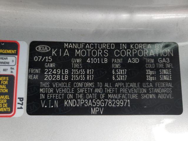 Photo 9 VIN: KNDJP3A59G7829971 - KIA SOUL + 