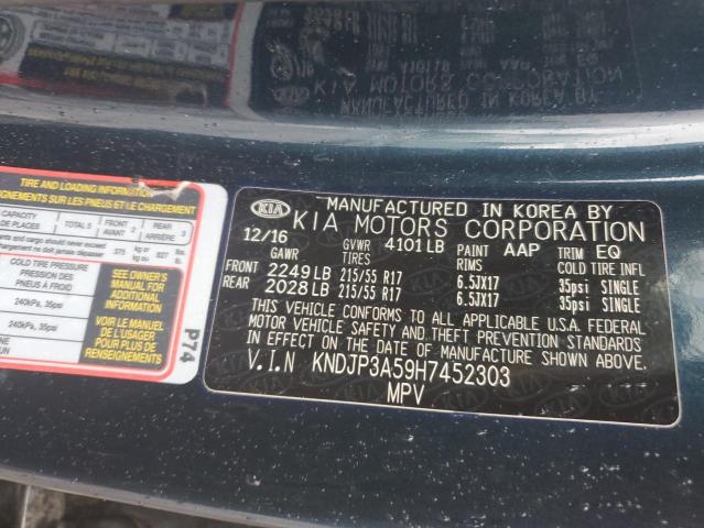 Photo 11 VIN: KNDJP3A59H7452303 - KIA SOUL 