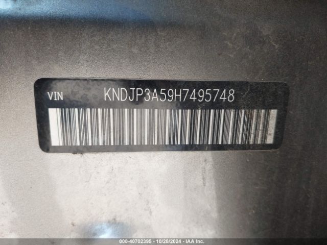 Photo 8 VIN: KNDJP3A59H7495748 - KIA SOUL 