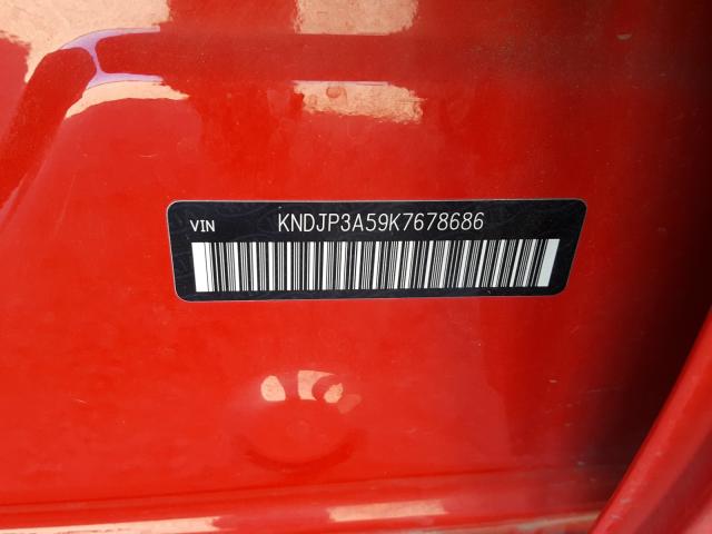 Photo 9 VIN: KNDJP3A59K7678686 - KIA SOUL + 