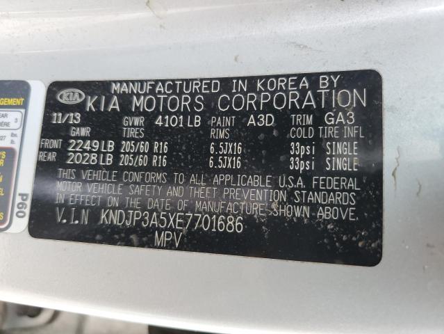 Photo 11 VIN: KNDJP3A5XE7701686 - KIA SOUL + 