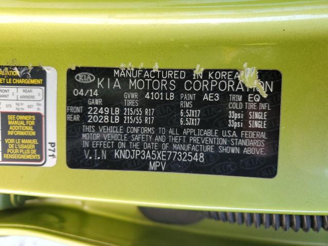 Photo 11 VIN: KNDJP3A5XE7732548 - KIA SOUL 