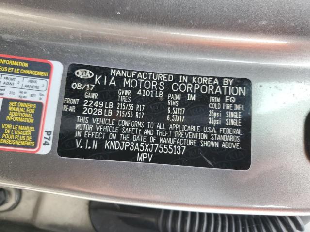 Photo 12 VIN: KNDJP3A5XJ7555137 - KIA SOUL + 