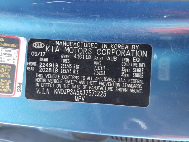 Photo 9 VIN: KNDJP3A5XJ7571225 - KIA SOUL + 