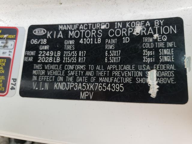 Photo 9 VIN: KNDJP3A5XK7654395 - KIA SOUL + 