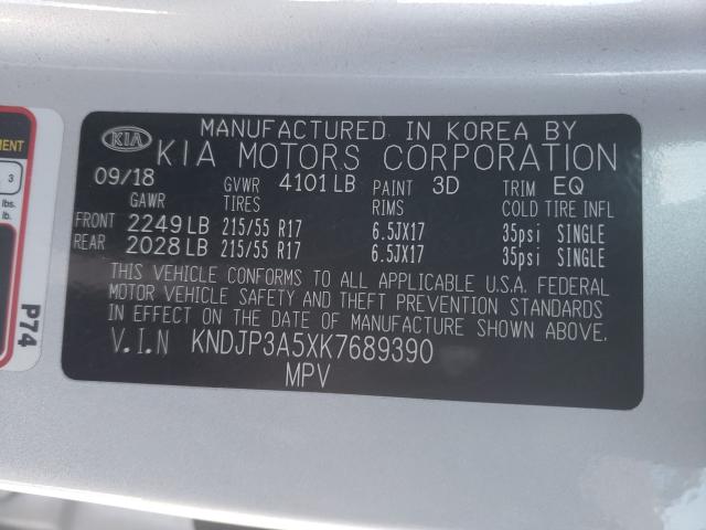 Photo 9 VIN: KNDJP3A5XK7689390 - KIA SOUL + 